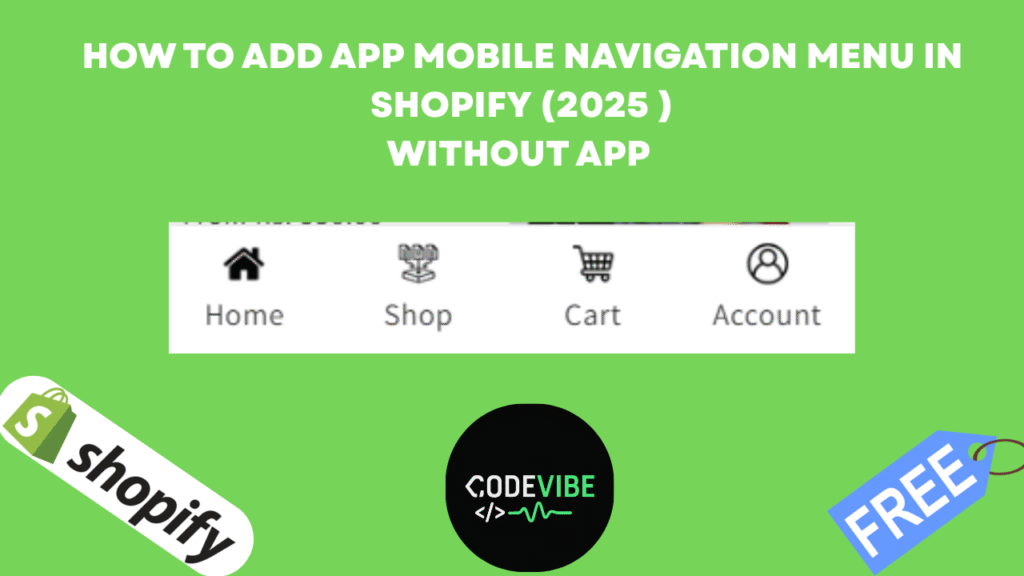 How to Add a Mobile Bottom Menu in Shopify (App-Like Navigation Bar) – 2025 Guide How to Add a Mobile Bottom Menu in Shopify (App-Like Navigation Bar) – 2025 Guide