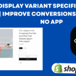 How to Show Variant Wise Images in Shopify (Dawn Theme Custom Feature 2025)
